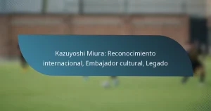 Kazuyoshi Miura: Reconocimiento internacional, Embajador cultural, Legado